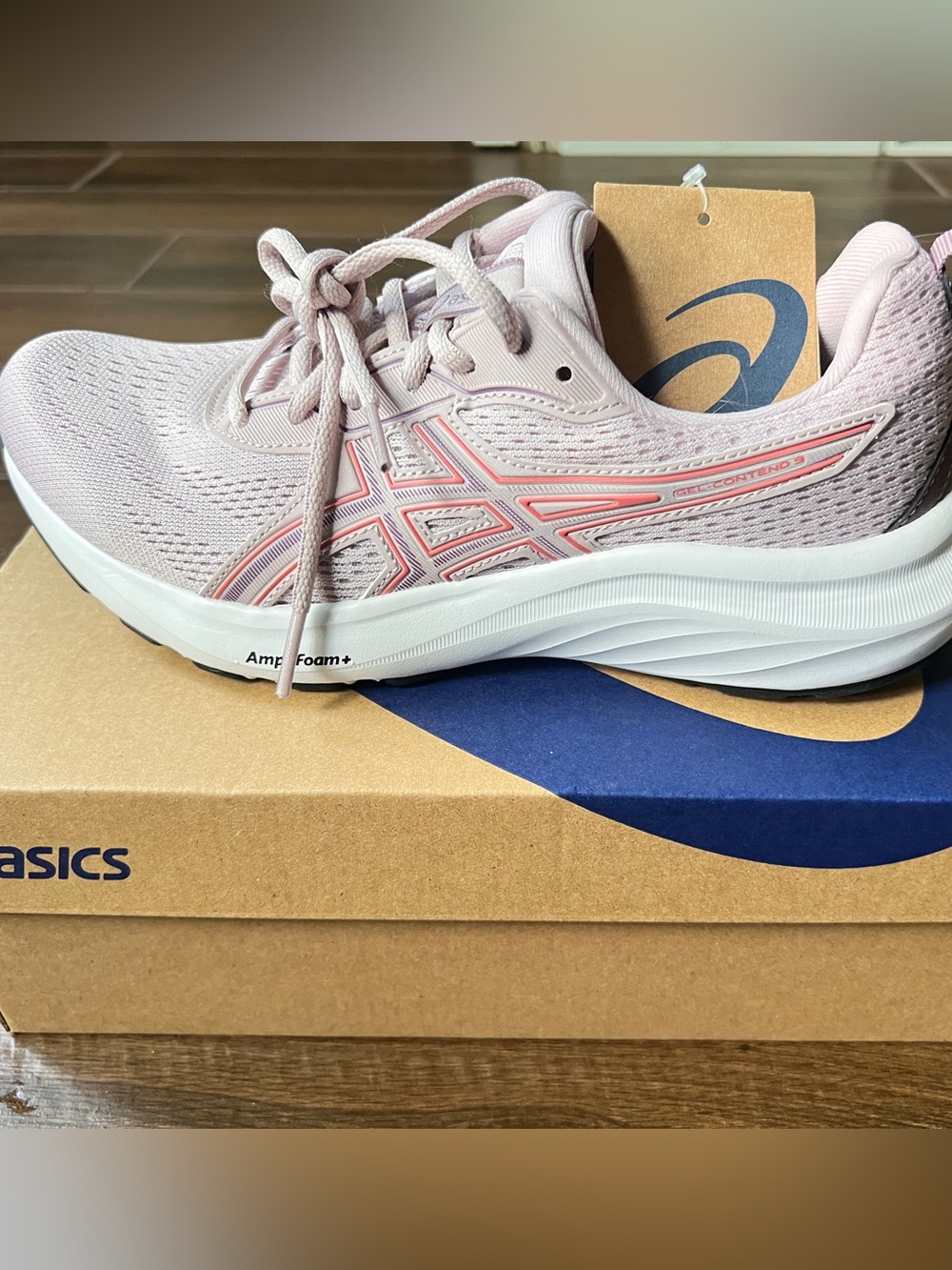 ASICS Women's Light Pink - Gel Contend 9 watershed Rose/Desert Pink